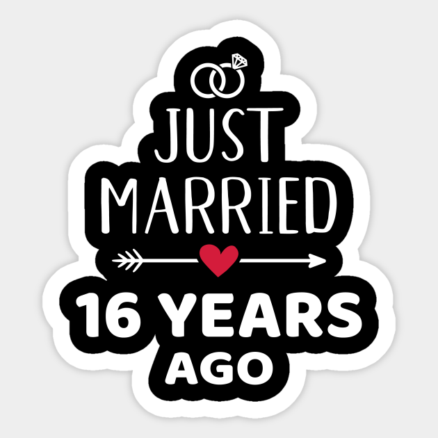 Just married 16 years ago for 16th wedding anniversary - 16th Wedding